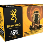 Browning Ammo B191800454 Training & Practice .45 ACP 230 gr Full Metal Jacket (FMJ) 100 Bx/ 5 Cs (Value Pack)