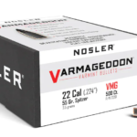 Nosler Varmageddon Bullets 22 Caliber (224 Diameter) 55 Grain Tipped Flat Base