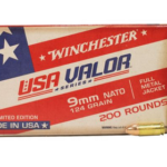 WINCHESTER USA VALOR 9MM 124GR 200rd Limited